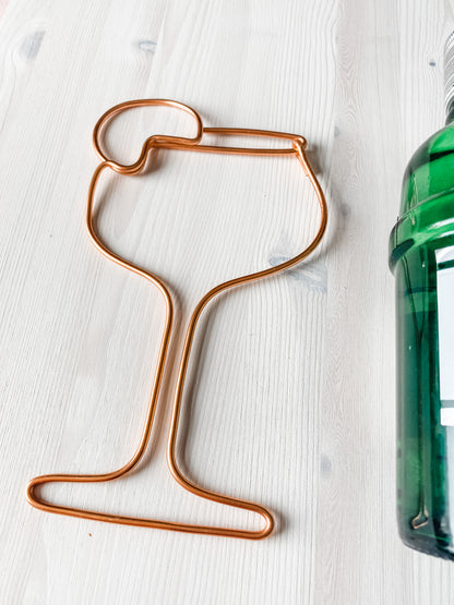 Wire Gin Glass