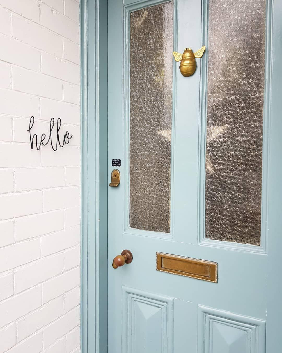 Wire Hello Sign