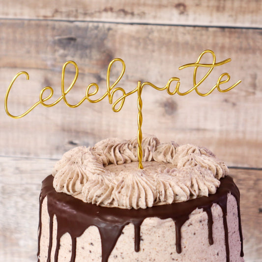 Celebrate Cake Topper