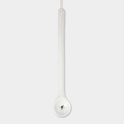 Porcelain Heart Spoon