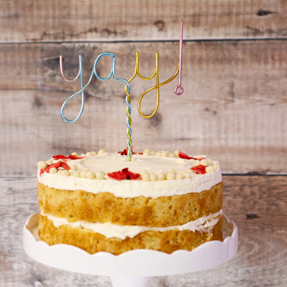 Yay! Cake Topper