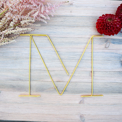 Wire Monogram Letter