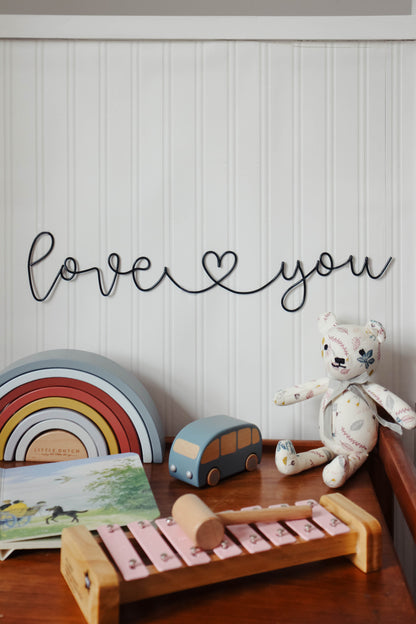 Wire Love You Sign