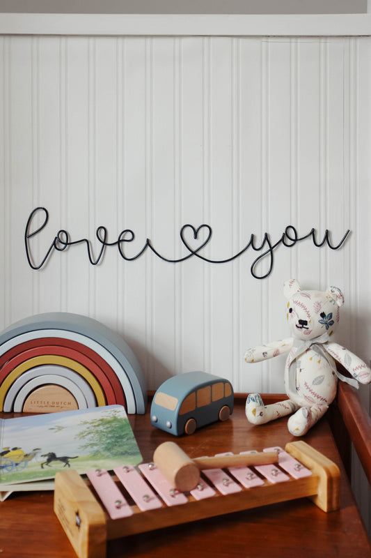 Wire Love You Sign