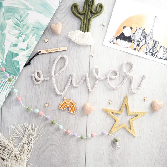 Personalised Rope Wire Name/Word