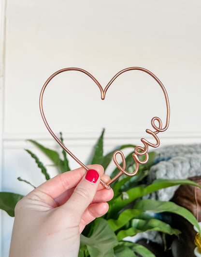Wire Love Heart
