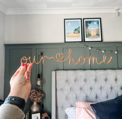 Our Home Sign