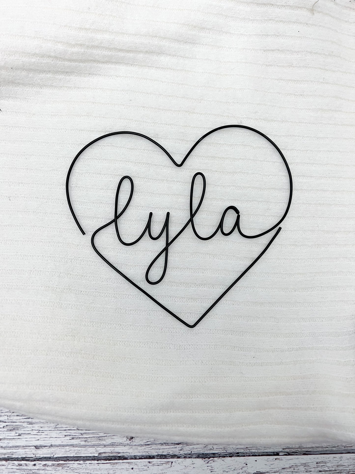 Personalised Name Heart