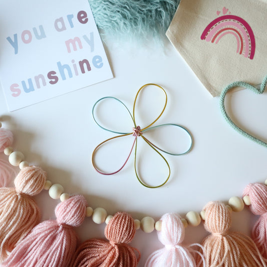 Wire Rainbow Flower