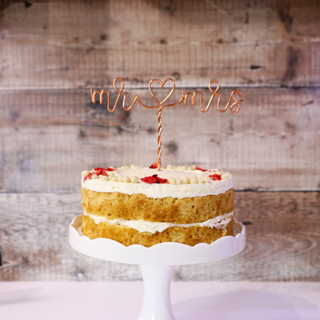 Mr and Mrs Cake Topper