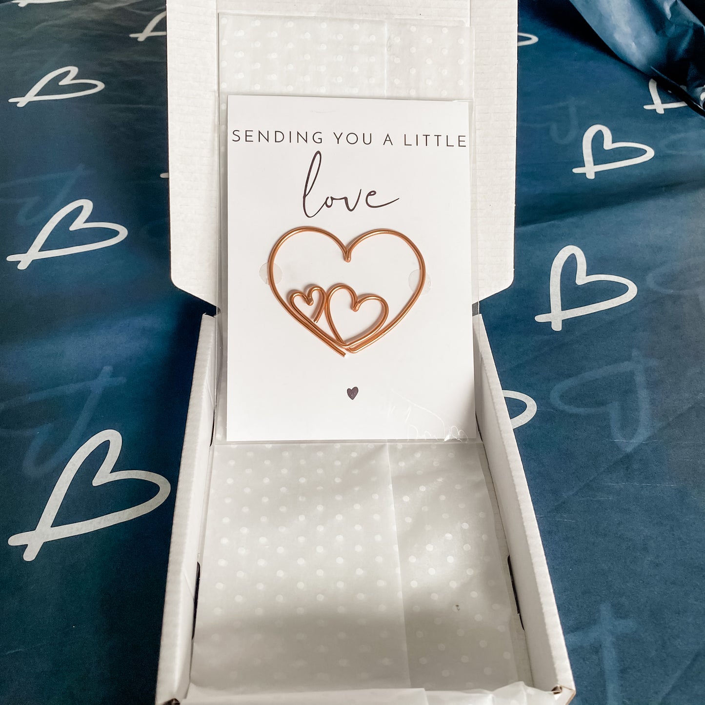 Sending Love Heart Card