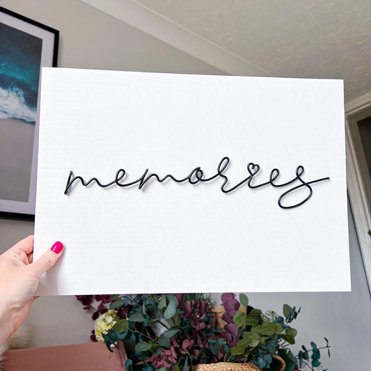 Memories Sign