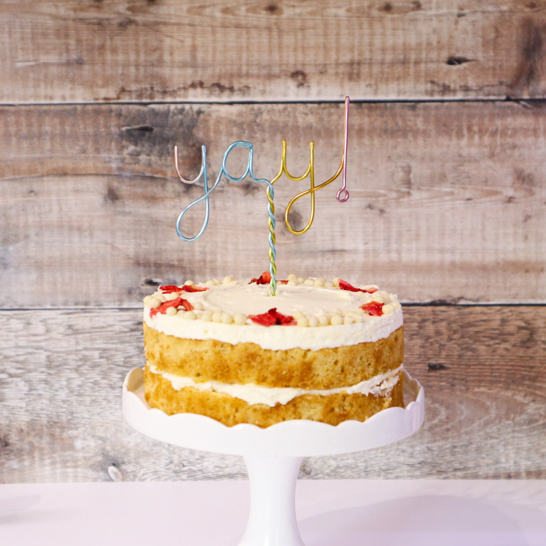 Yay! Cake Topper