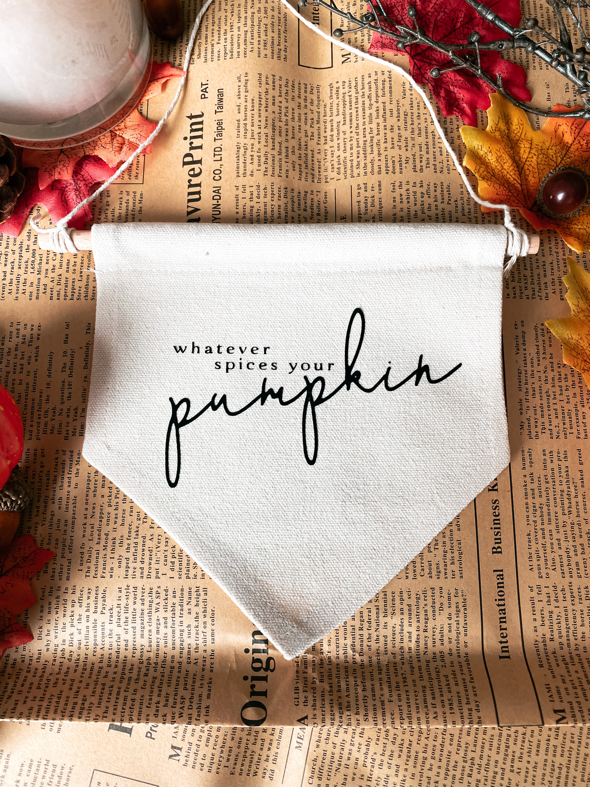 Pumpkin Spice Small Banner