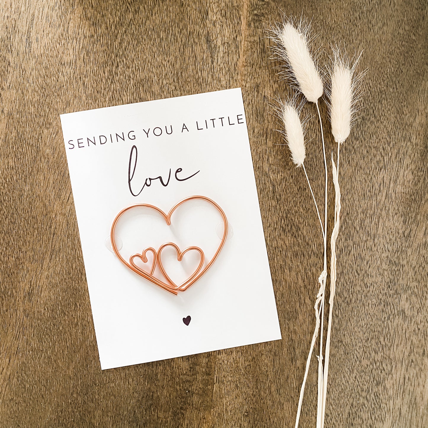 Sending Love Heart Card